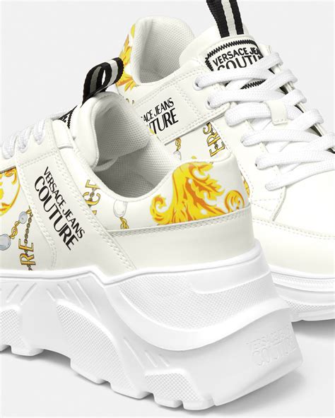 scarpe uomo versace jeans couture trovaprezzi|Sneaker Speedtrack Chain Couture Bianco,Stampa .